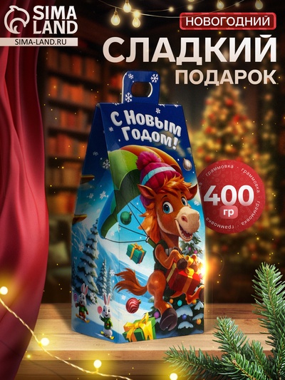 Сладкий новогодний подарок «Индиго», детский, 400 г