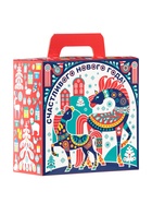 Сладкий новогодний подарок «Гжель», детский, 650 г - фото 58041030