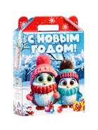 Сладкий новогодний подарок «Совята», детский, 800 г - фото 58041060