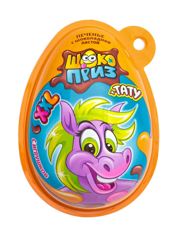 Печенье с шоколадной пастой и игрушкой «Шокоприз XXL: Няшка - Коняшка», 30 г - Фото 1
