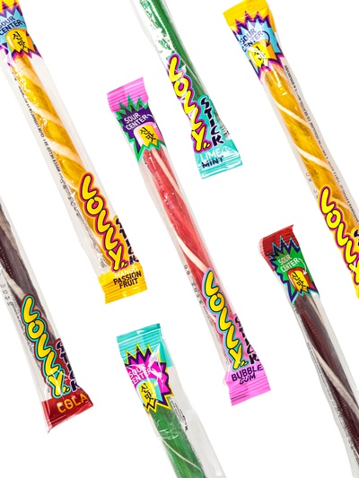 Леденец LOLLY STICK с кислым центром, 30 г