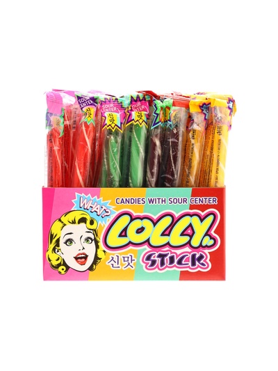 Леденец LOLLY STICK с кислым центром, 30 г