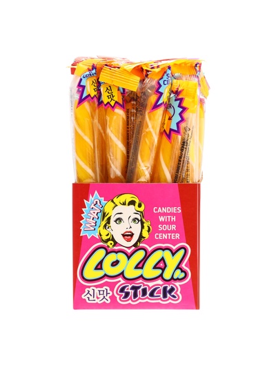Леденец LOLLY STICK с кислым центром, 30 г