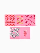 Тетради в клетку, 48 л., набор из 5 шт., блок №1 «Прямо в сердце» софт-тач, уф-лак - Фото 1