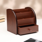 УЦЕНКА Органайзер 5 секций, с выдвижным ящиком 17×14×17 см 10928744