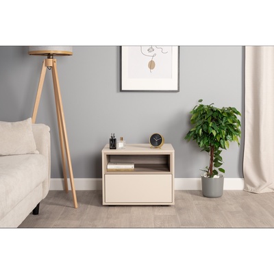 Тумба прикроватная «Тайл 16.164», 549×396×440 мм, цвет сатин/эмили блаш