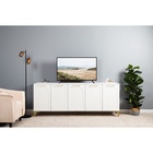 Тумба под ТВ «Монтесито 16.66», 2001×468×794 мм, цвет белый/белый - Фото 1