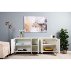 Тумба под ТВ «Монтесито 16.66», 2001×468×794 мм, цвет белый/белый - Фото 3