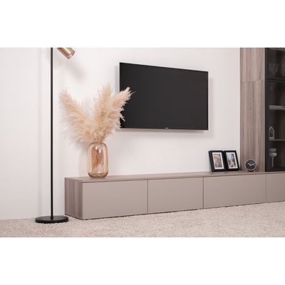 Тумба под ТВ «Роквуд 16.54.02», 1153×368×320 мм, цвет эмили блаш/крем