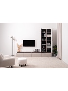 Гостиная Роквуд компоновка 1, 2689х372х2120, Крем  (артикул 10928716)  большой выбор товаров оптом и в розницу по низким ценам с доставкой