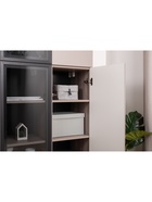 Гостиная Роквуд компоновка 1, 2689х372х2120, Крем  (артикул 10928716)  большой выбор товаров оптом и в розницу по низким ценам с доставкой