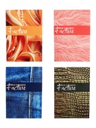 Набор блокнотов А6 24л кл на скобе Фактура-1, мел карт, 4В 20шт - фото 809640772