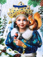 Пакет подарочный новогодний ламинированный, «Новогодняя пора», 11.5×6.5×14.5 см 10911757