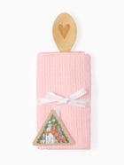 Набор подарочный «Доляна» Winter: розовое полотенце 35×60 см, хлопок 100%, вафля 220 г/м², деревянная ложка - Фото 10