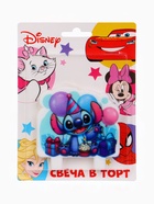 Свеча в торт 8×8 см, Стич - Фото 6