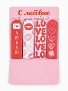 Стикеры-закладки с липким краем 4 шт., 20 л «С любовью» - Фото 3