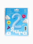 Воздушный шар фольгированный 40" «Цифра 2» - Фото 2