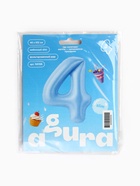 Воздушный шар фольгированный 40" «Цифра 4» - Фото 2