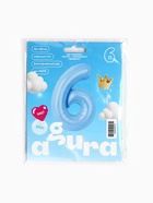 Воздушный шар фольгированный 40" «Цифра 6» - Фото 2