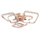 УЦЕНКА Люстра 86022/3 LED 72 Вт 3000К французское золото 45×45×11 см BayerLux - Фото 2