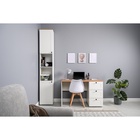 Стол письменный «Остин 12.159», 1200×660×754 мм, цвет белый/дуб золотой крафт - Фото 3