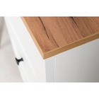 Стол письменный «Остин 12.159», 1200×660×754 мм, цвет белый/дуб золотой крафт - Фото 9