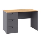 Стол письменный «Остин 12.159», 1200×660×754 мм, цвет серый графит/дуб золотой крафт - Фото 1