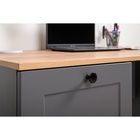 Стол письменный «Остин 12.159», 1200×660×754 мм, цвет серый графит/дуб золотой крафт - Фото 9