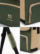 Термосумка «Арктика» на липучках, с люком, объём 10 л, зелёная - Фото 3