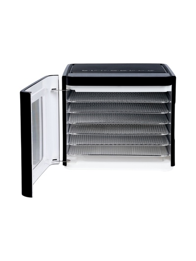 Сушилка для овощей RED Solution DD041H, 450 Вт, 12 поддонов, таймер, 35-70°C, сенсор, чёрная