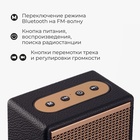 Портативная колонка RED Solution Music BSH120, 20 Вт, 2000 мА/ч, BT5.3, USB, Type-C, AUX, FM, TFcard - Фото 4