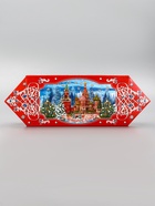 Подарочная новогодняя коробка «Кремль» конфета красная, 20×10×6 см 10900096