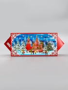 Подарочная новогодняя коробка «Кремль» конфета красная, 20×10×6 см 10900096