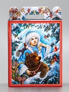 Подарочная новогодняя коробка «Зимняя сказка», для сладких подарков, 16.8?7?25 см (комплект 5 шт) - фото 53887748
