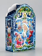 Подарочная коробка новогодняя «Новогодняя карусель», фигурная, 160?75?260 см (комплект 5 шт) - фото 53887761