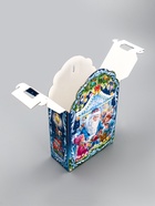 Подарочная коробка новогодняя «Новогодняя карусель», фигурная, 160?75?260 см (комплект 5 шт) - фото 53887763