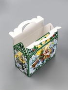 Подарочная новогодняя коробка "Чудо-тройка", для сладких подарков, 25?12?24 см (комплект 2 шт) - фото 53887835