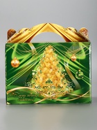 Подарочная новогодняя коробка «Праздничный шелк» в зеленом, 25?12?24 см (комплект 2 шт) - фото 53887840