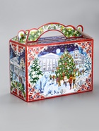 Подарочная новогодняя коробка «На катке», для сладких подарков, 25?12?24 см (комплект 2 шт) - фото 53887845