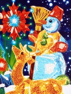 Подарочная новогодняя коробка «Неон», для сладких подарков, 25?12?24 см (комплект 2 шт) - фото 54004754