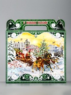 Подарочная коробка новогодняя «Чудо тройка» Чемоданчик малый, 17.3×6.5×15 см 10900129