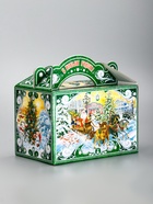 Подарочная новогодняя коробка «Чудо-тройка», Чемоданчик средний 20?12?19 см (комплект 2 шт) - фото 53887900