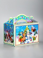 Подарочная новогодняя коробка «Яркий Новый год», Чемоданчик средний 20×12×19 см - фото 117252673 Подарочная новогодняя коробка «Яркий Новый год», Чемоданчик средний 20×12×19 см - фото 117252673