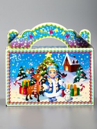 Подарочная новогодняя коробка «Яркий Новый год», Чемоданчик средний 20×12×19 см - фото 117252674 Подарочная новогодняя коробка «Яркий Новый год», Чемоданчик средний 20×12×19 см - фото 117252674