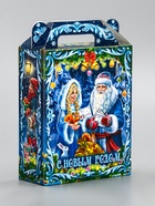 Подарочная коробка новогодняя «Новогодняя карусель» 14×6×21 см 10900137