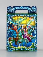 Подарочная коробка новогодняя «Новогодняя карусель» 14×6×21 см 10900137