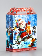 Подарочная коробка новогодняя «Золотая рыбка» 14×6×21 см 10900139