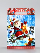 Подарочная коробка новогодняя «Золотая рыбка» 14×6×21 см 10900139