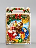 Подарочная коробка новогодняя «Дети», для сладких подарков,14×6×21 см 10900141