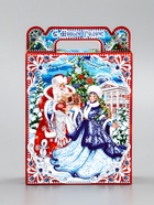 Подарочная коробка новогодняя «Кремль». для сладких подарков, 14?6?21 см (комплект 10 шт) - фото 53887958